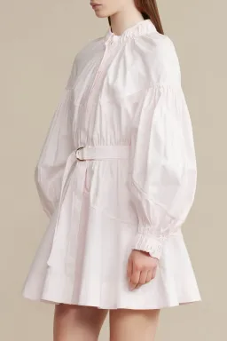 Acler Marquis Mini Dress Shell Pink Size AU 12 for rent on The Volte - image 5