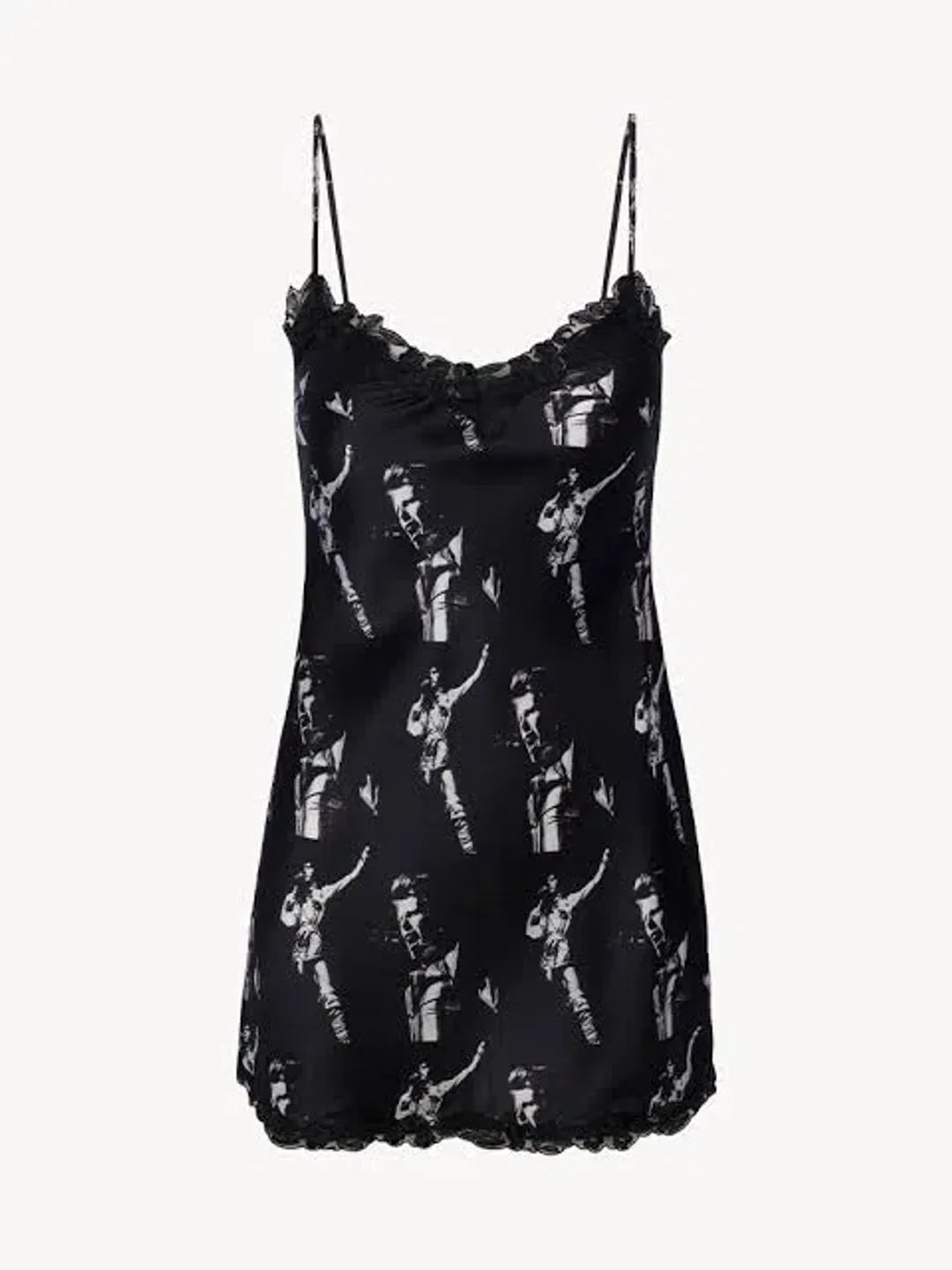 Realisation Par Sukita Mini Silk Slip Dress Stardust Size 6 for rent on The Volte - main image