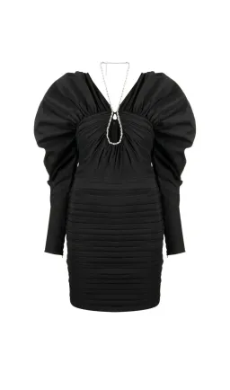 Rachel Gilbert Dahli Mini Dress Black Size 3 / Au 12 for rent on The Volte - image 4