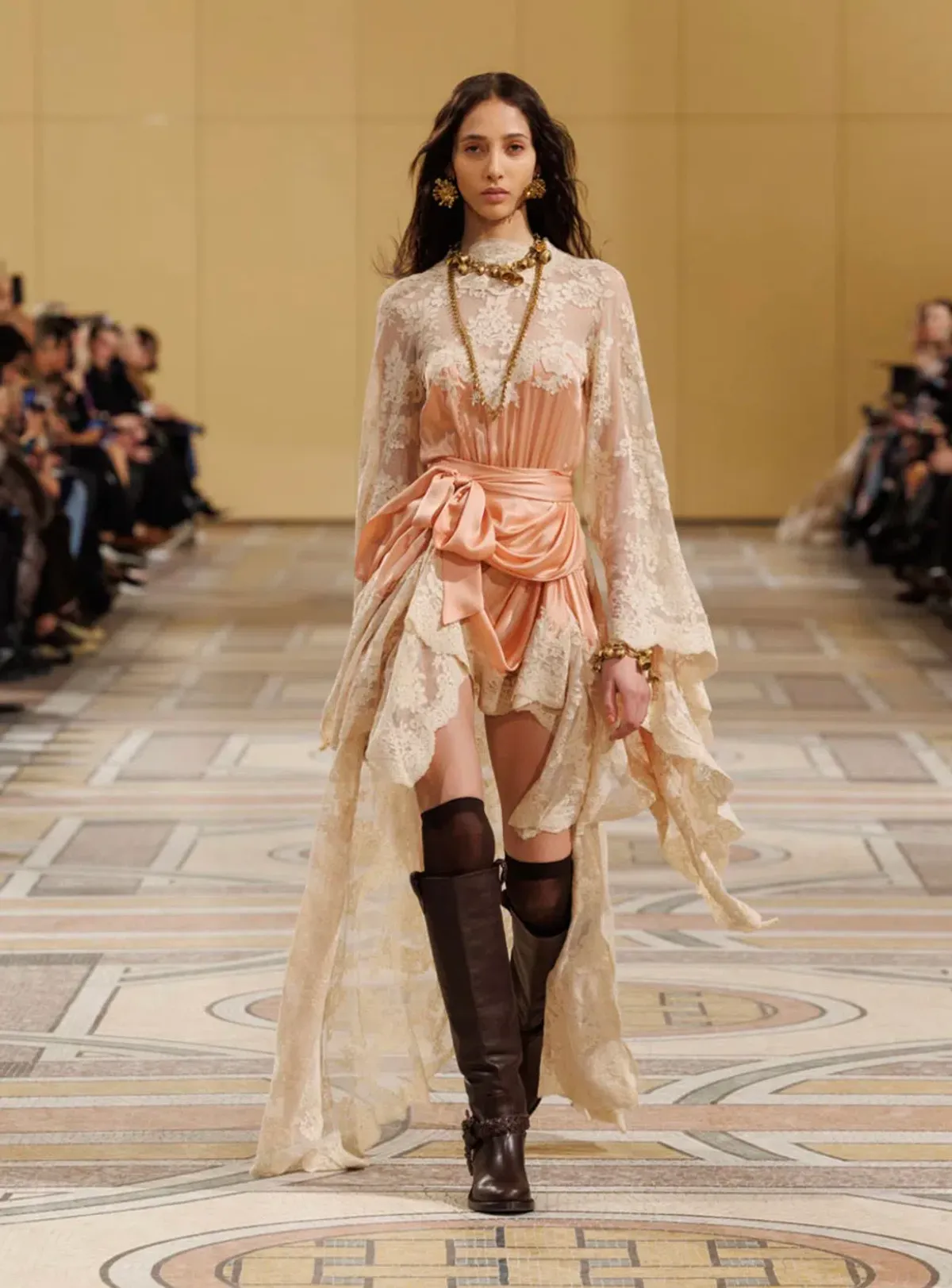 Zimmermann Hypnotic Satin Drape Dress Size 0 / Au 8 for rent on The Volte - main image