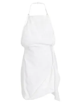 Jacquemus La Robe Figuerolles Mini Dress White Size 4 for rent on The Volte - image 4