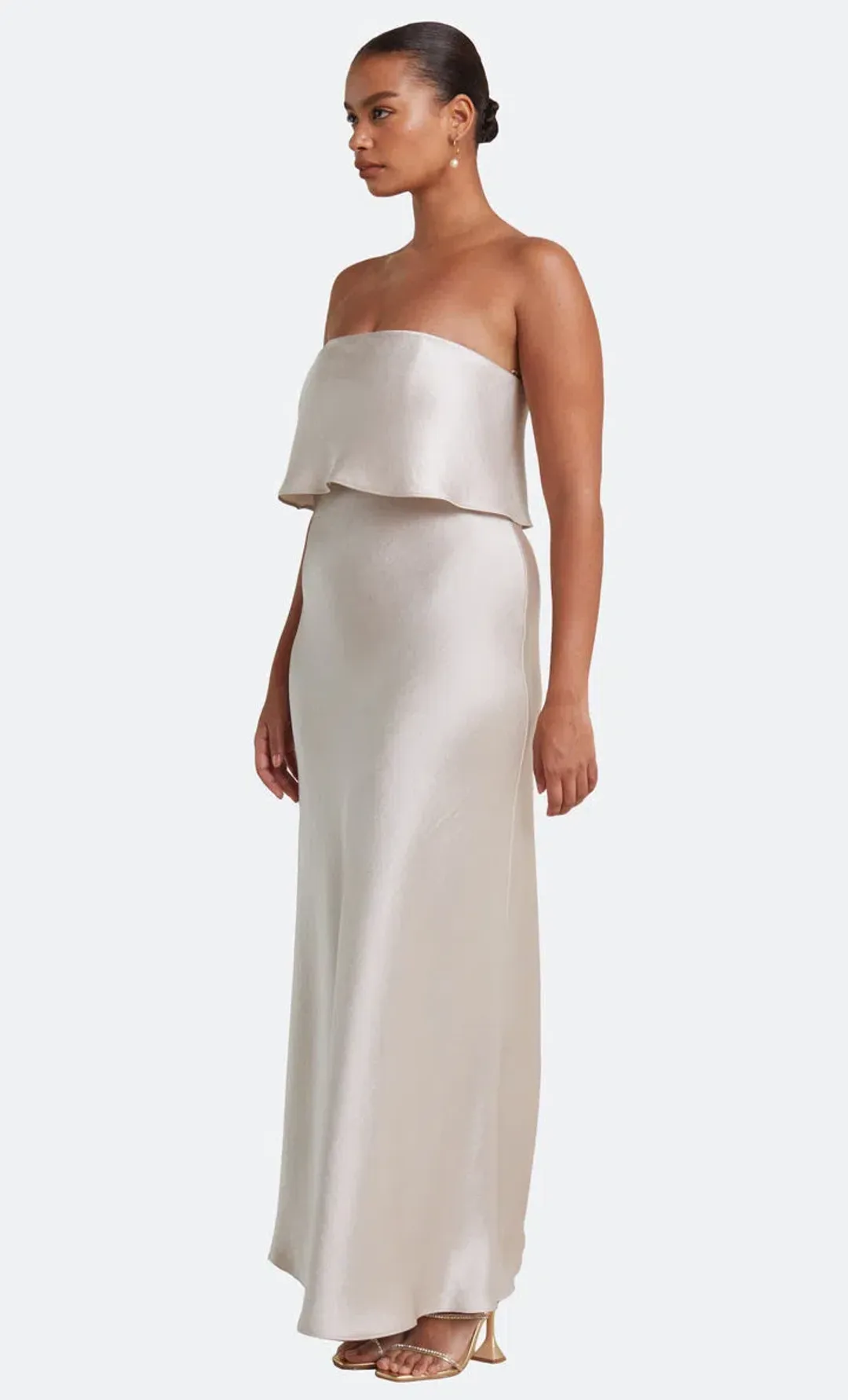 Bec & Bridge The Dreamer Overlay Dress Sand Size 10 for rent on The Volte - main image