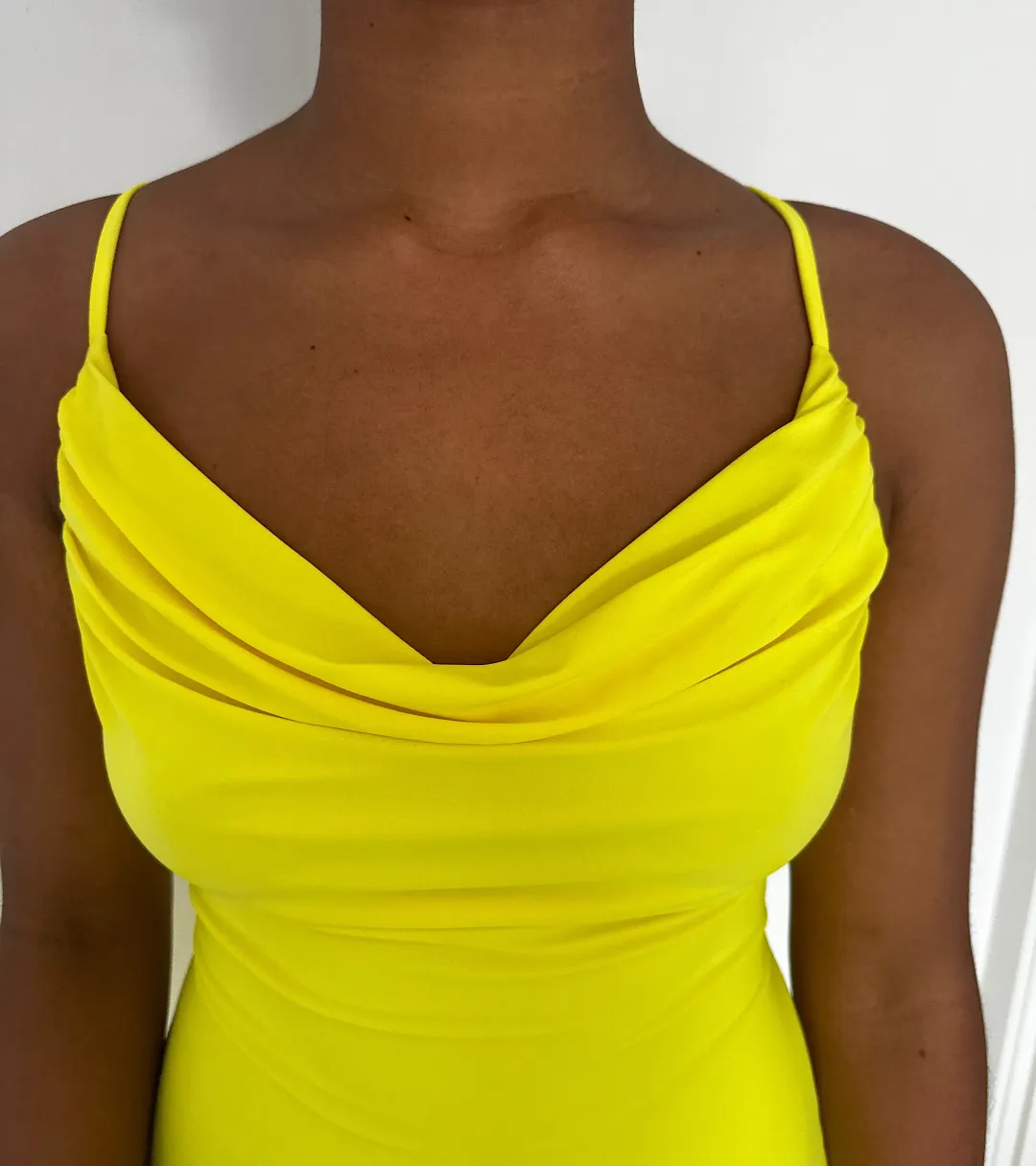 Gossip Gowns Ashleigh Floor Length Lemon Yellow Size 6 for rent on The Volte - main image