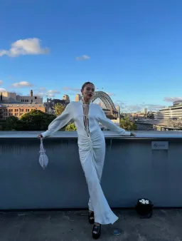 Christopher Esber Bertoia Long Sleeve Dress Mint Size 8 for rent on The Volte - image 4