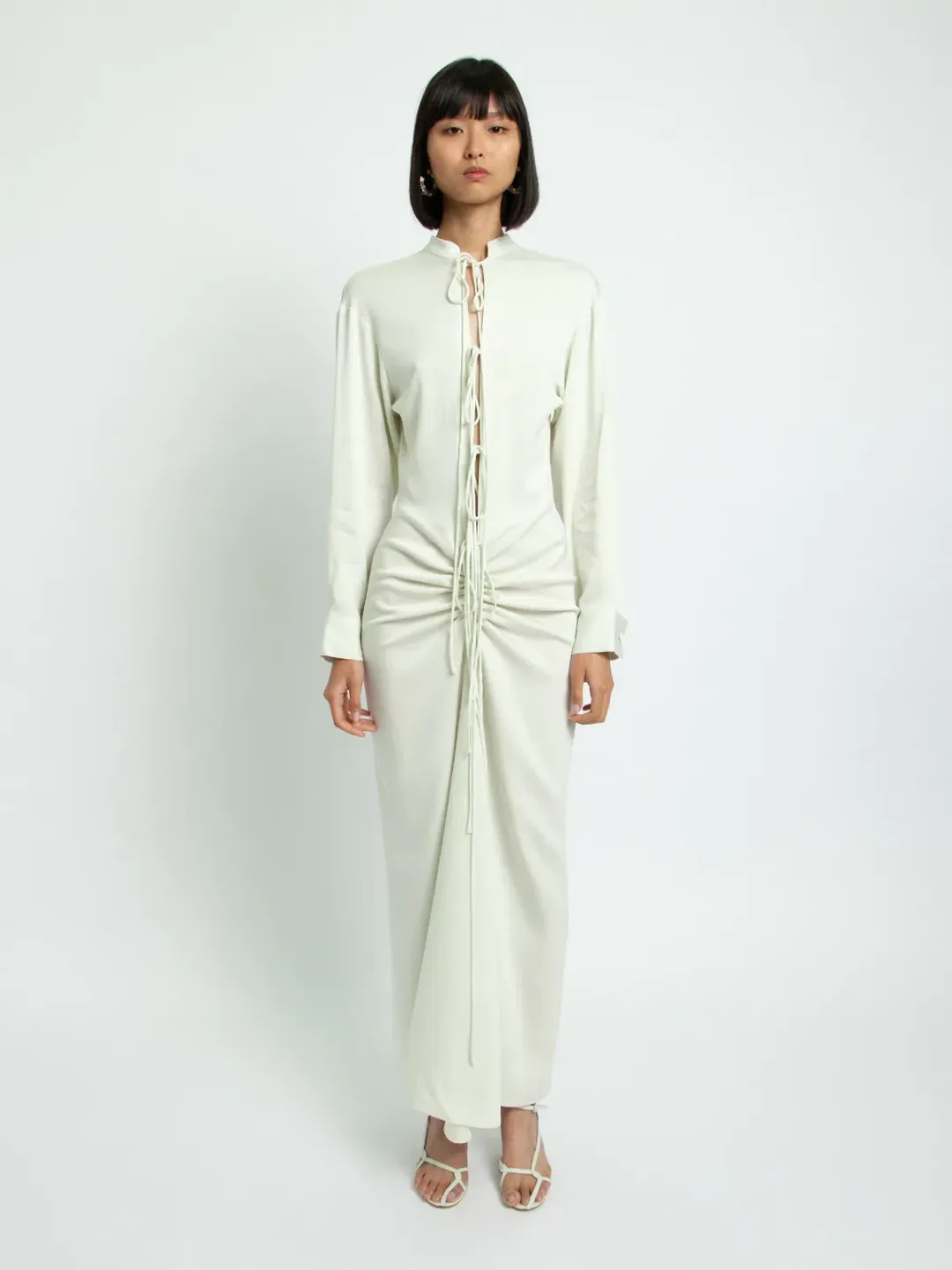 Christopher Esber Bertoia Long Sleeve Dress Mint Size 8 for rent on The Volte - main image