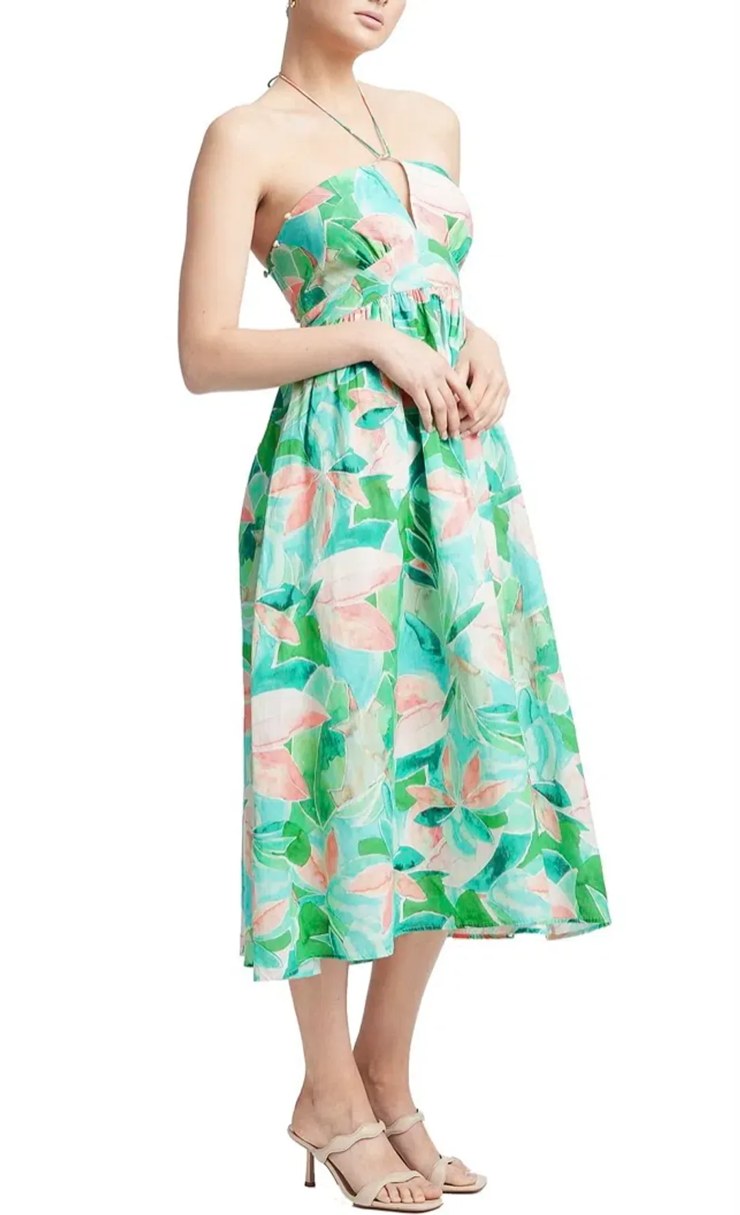 Steele Elm Dress Tropicana Size L/Au 12  for rent on The Volte - main image