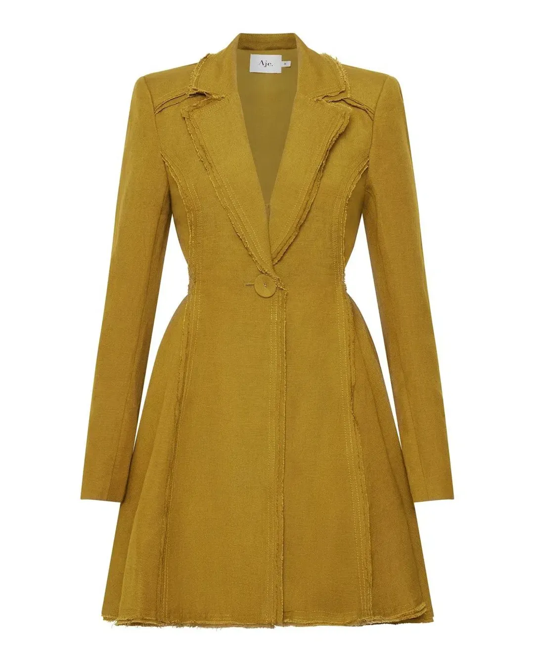 Aje  Martino Cut out Jacket Dress Green Size 14 for rent on The Volte - main image