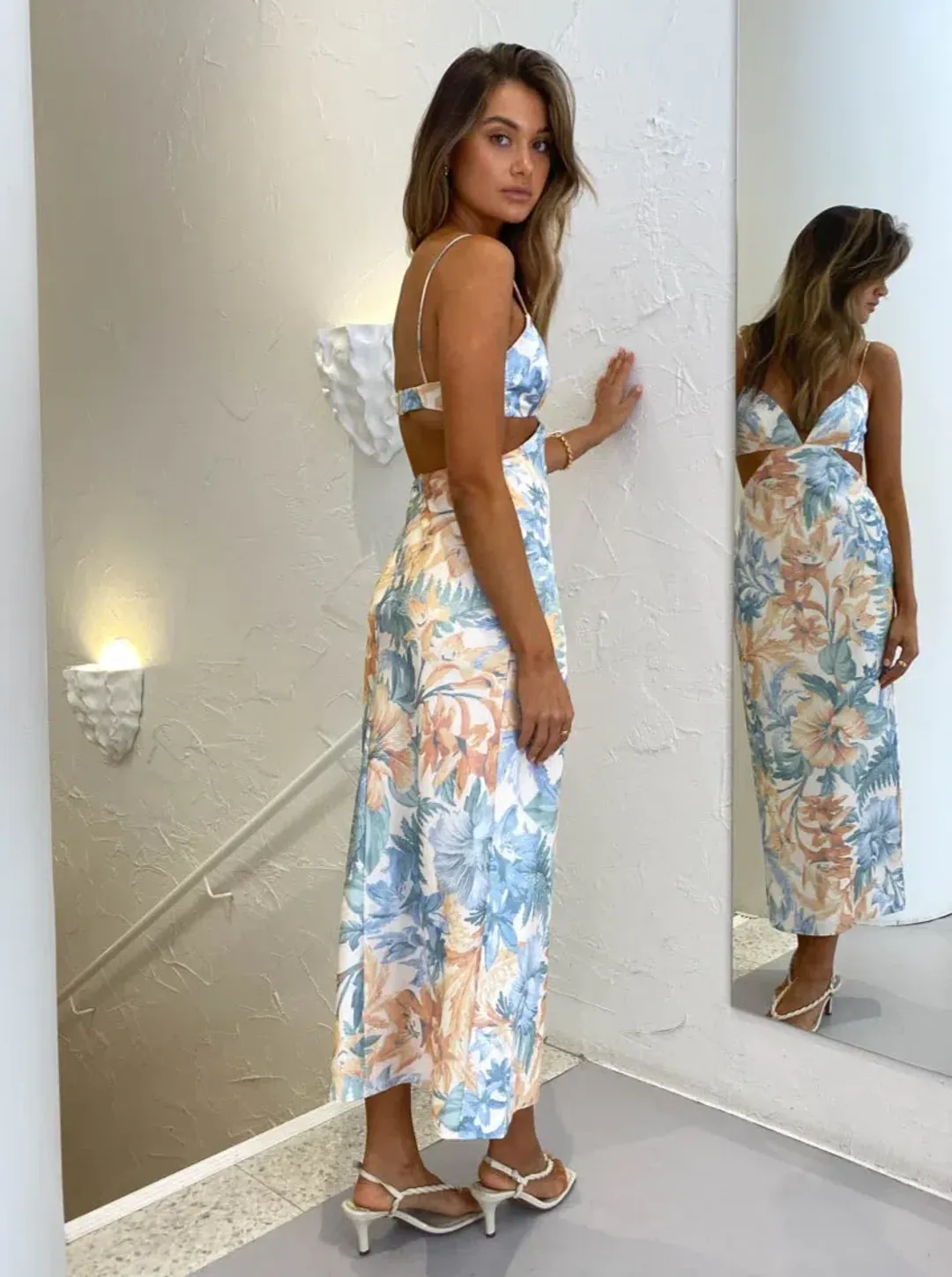 Significant Other Jacy Dress in Island Bouquet Size 8 for rent on The Volte - main image