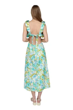 Zimmermann High Tide Frilled Midi Dress Floral Size 1/Au 10 for rent on The Volte - image 2