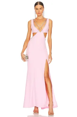 Majorelle Matteson Gown Pink Size 8 for rent on The Volte - image 1