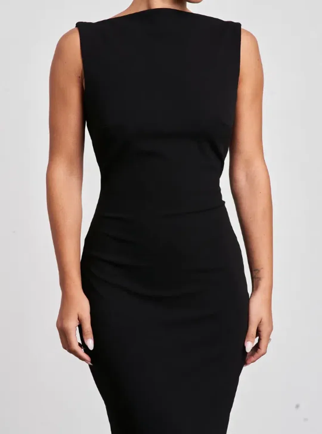 Effie Kats Verona Backless Gown Black Size M / Au 10 for rent on The Volte - main image