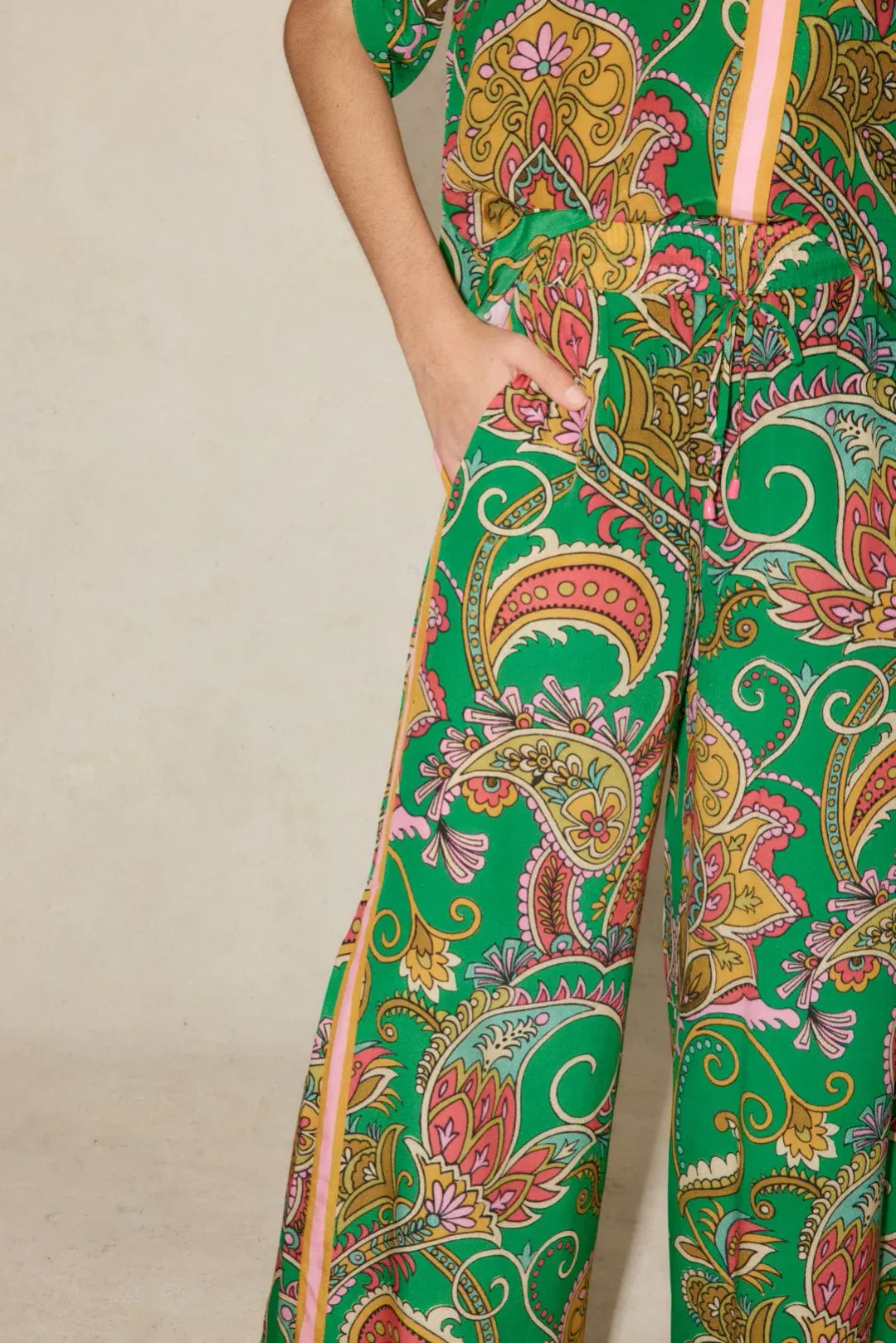 Alemais Marion Pant Green Size AU 6 for rent on The Volte - main image