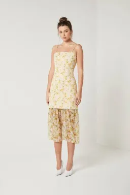 Elliatt Wattle Dress Yellow Size M/10 for rent on The Volte - image 1