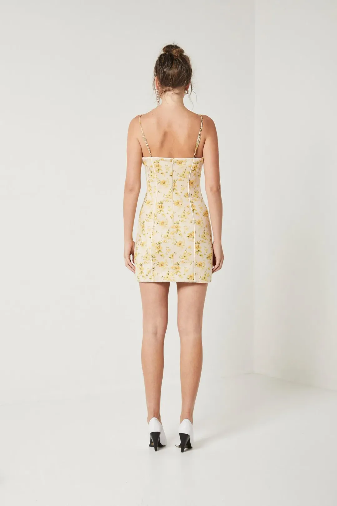 Elliatt Wattle Dress Yellow Size M/10 for rent on The Volte - main image