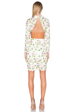 Asilio Object of Desire Mini Dress Print Floral Size 8  for rent on The Volte - image 3
