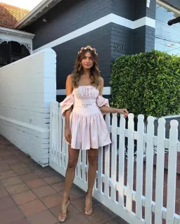 By Kane Porter Dress Pink Size 8 for rent on The Volte - image 1