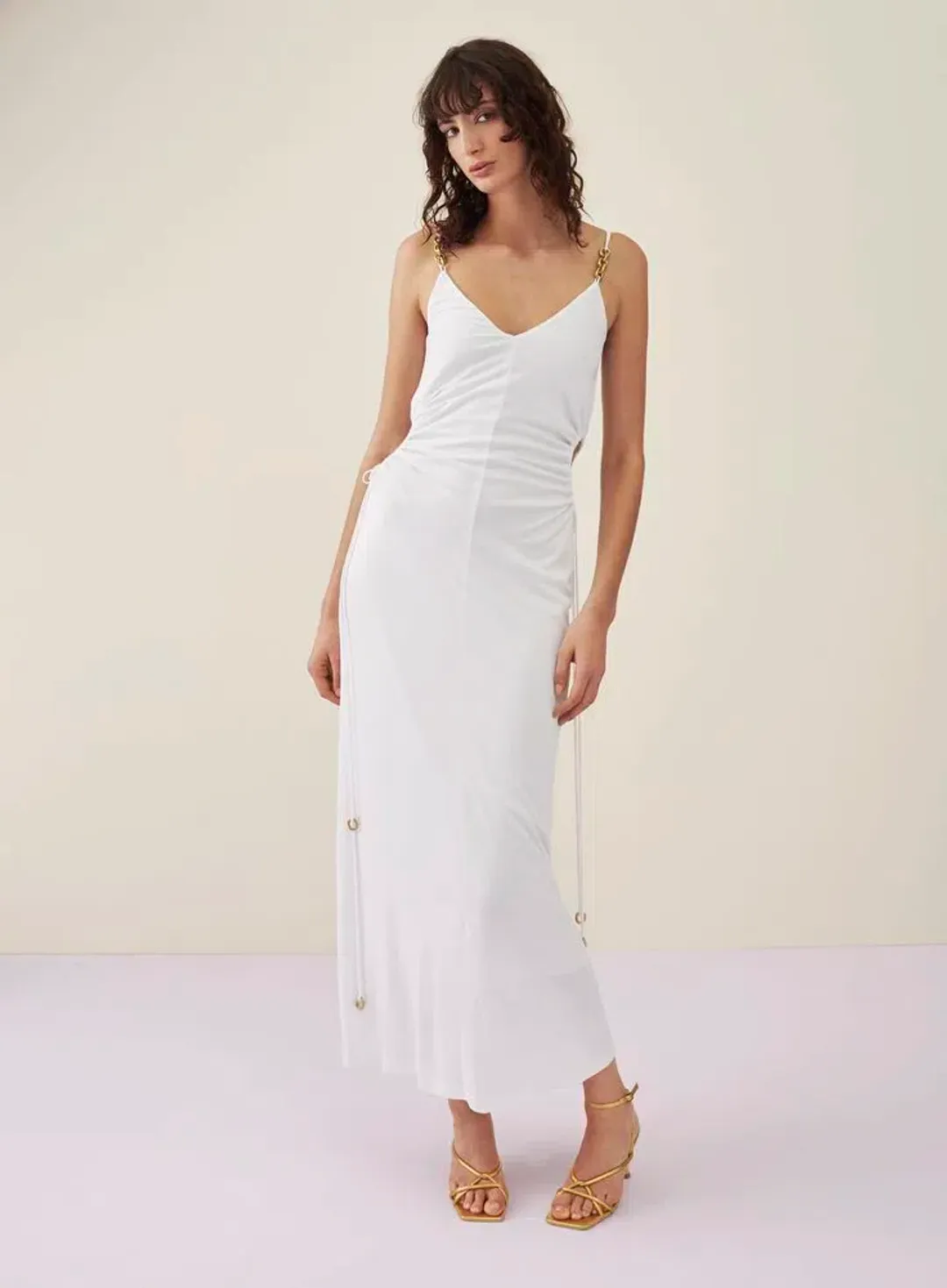 Manning Cartell Master Key Chain Dress White Size 8 for rent on The Volte - main image