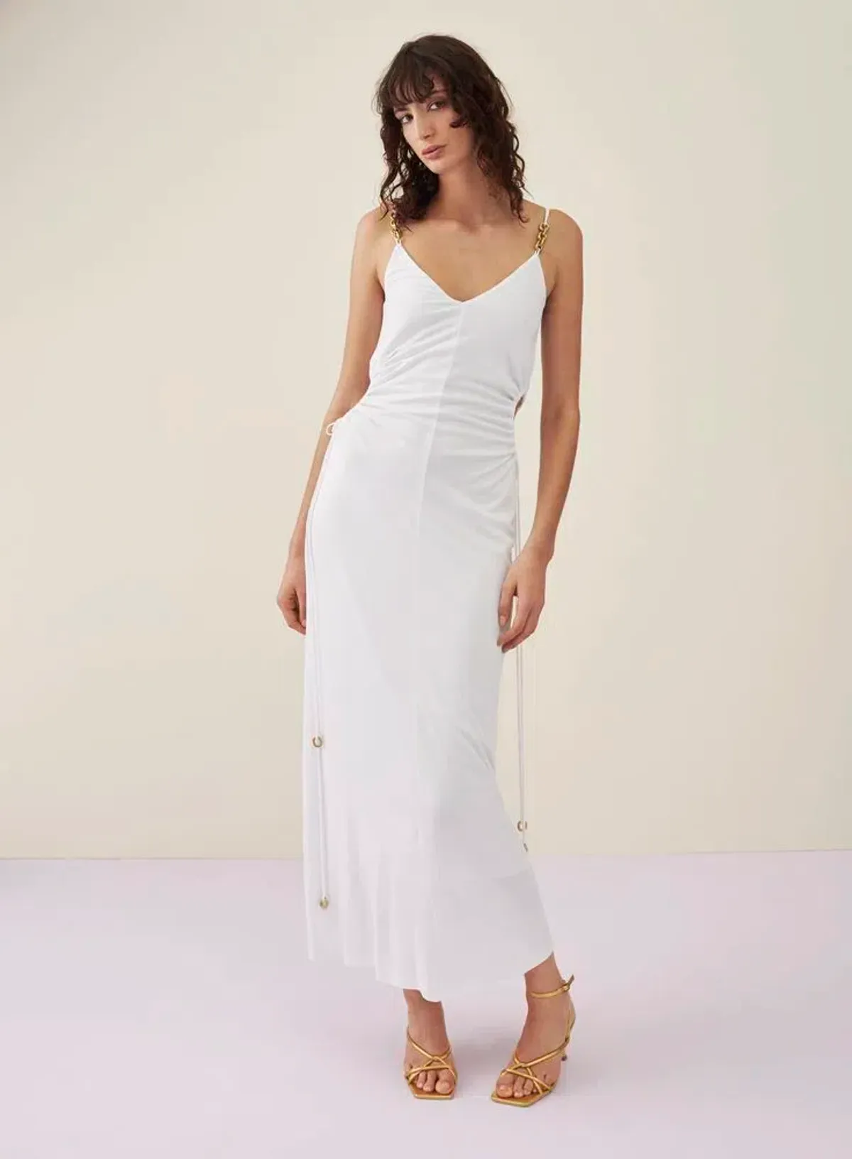 Manning Cartell Master Key Chain Dress White Size 8 for rent on The Volte - main image