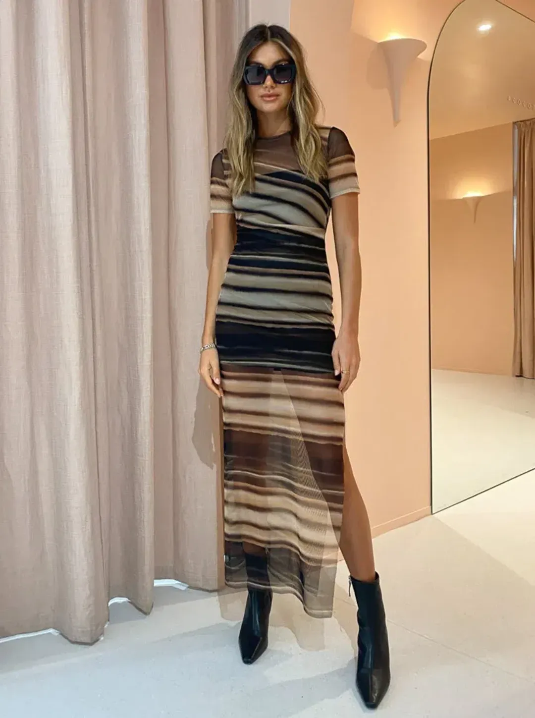 Bec & Bridge Watercolour Maxi Dress Print Size 6 for rent on The Volte - main image