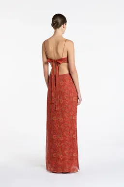 Sir the Label Allegra Frill Maxi Dress Print Size 1/AU 8 for rent on The Volte - image 3