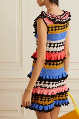 Zimmerman Tiggy Frill Mini Dress Multi Size 1/AU 10 for rent on The Volte - image 2