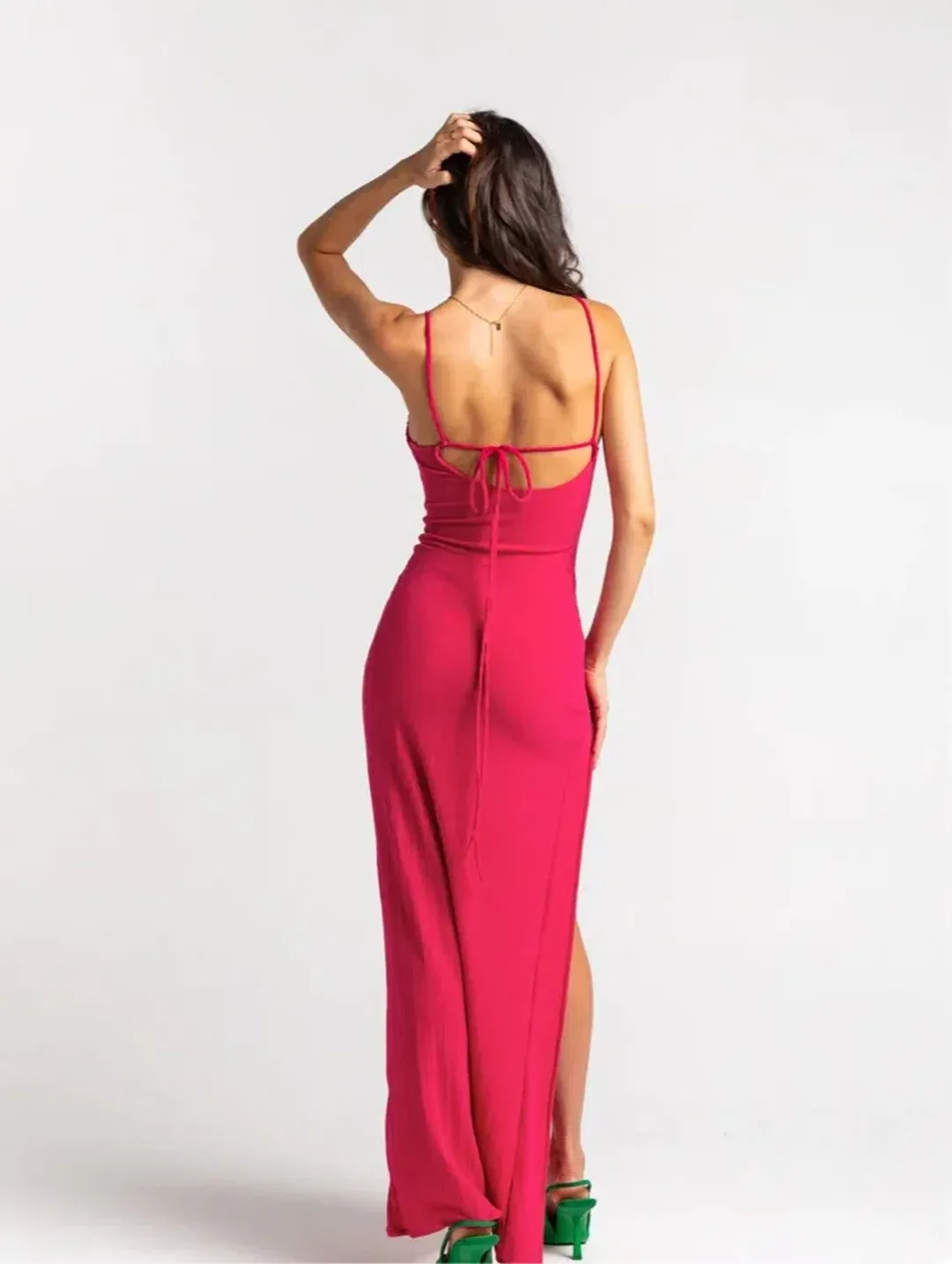 Acrina Ori Darci Dress Pink Size 10  for rent on The Volte - main image