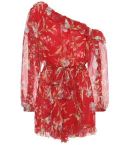 Zimmermann Corsair Iris Playsuit Red/Print Size 0/Au 8 for rent on The Volte - image 2