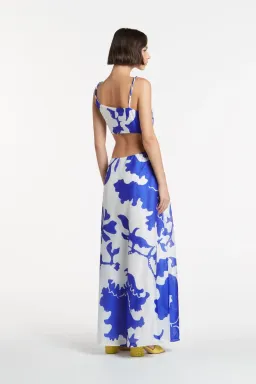 Sir the Label Vivi Asymmetrical Cut Out Maxi Dress Merce Abstract Print Size 4 / AU 14 for rent on The Volte - image 3
