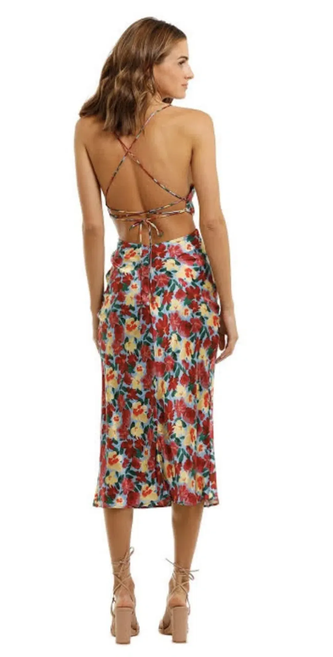 Bec & Bridge Lucette Midi Dress size 8 for rent on The Volte - main image