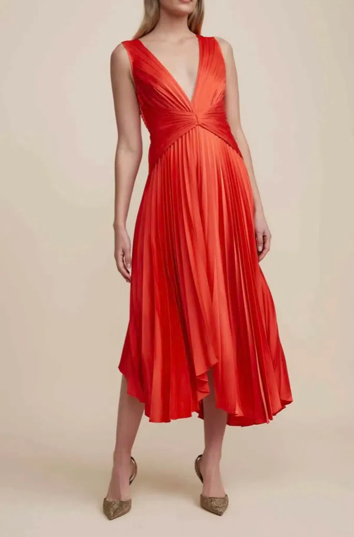 ACLER   Darley Dress   Watermelon/Red    Size 10 for rent on The Volte - main image
