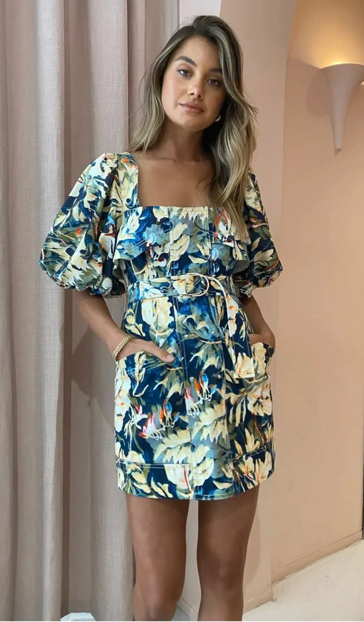 Acler Lovell Stress in Moody Floral Size 10 for rent on The Volte - main image