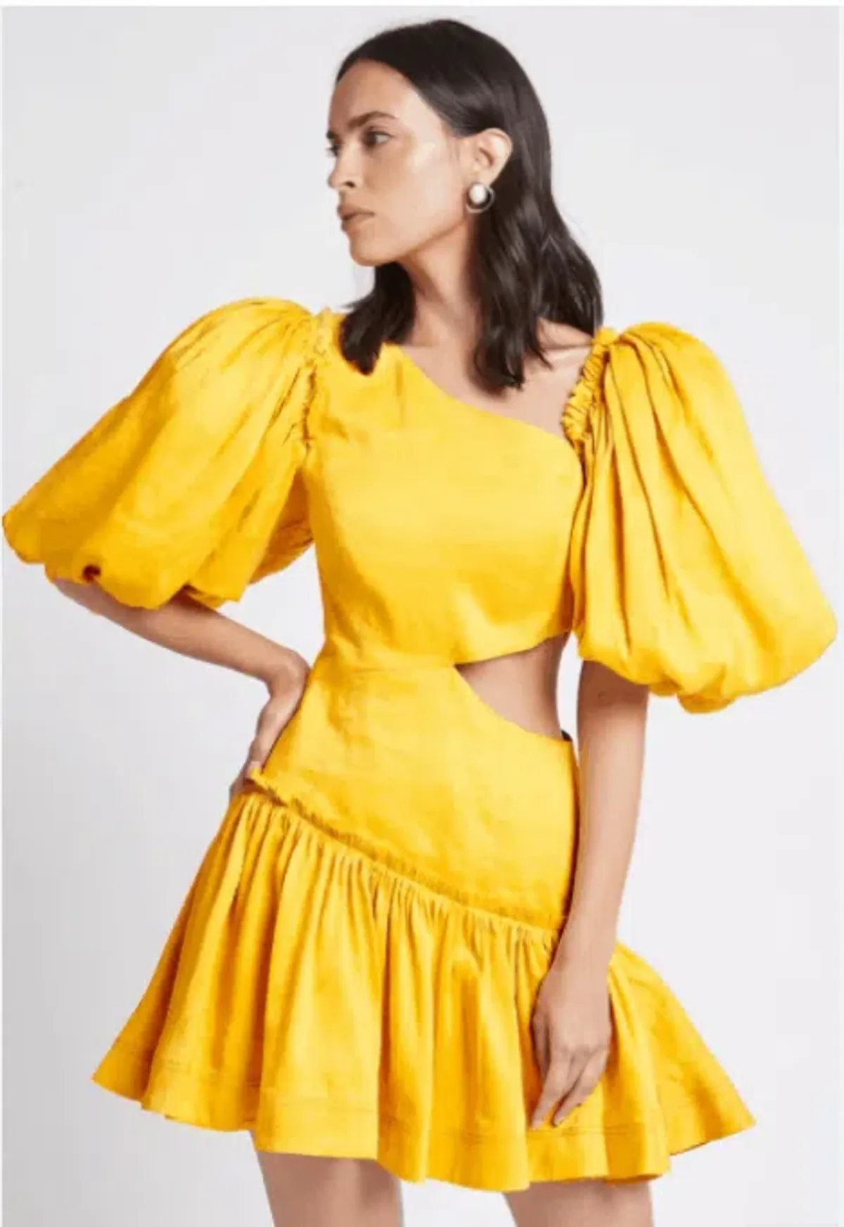 AJE - Chateau Cutout Mini Dress for rent on The Volte - main image