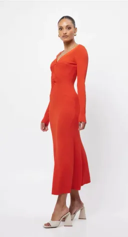 Mossman twists and turn dress in chilli  for rent on The Volte - image 3