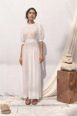 All That Remains Jean Dress White Size 10 for rent on The Volte - image 2