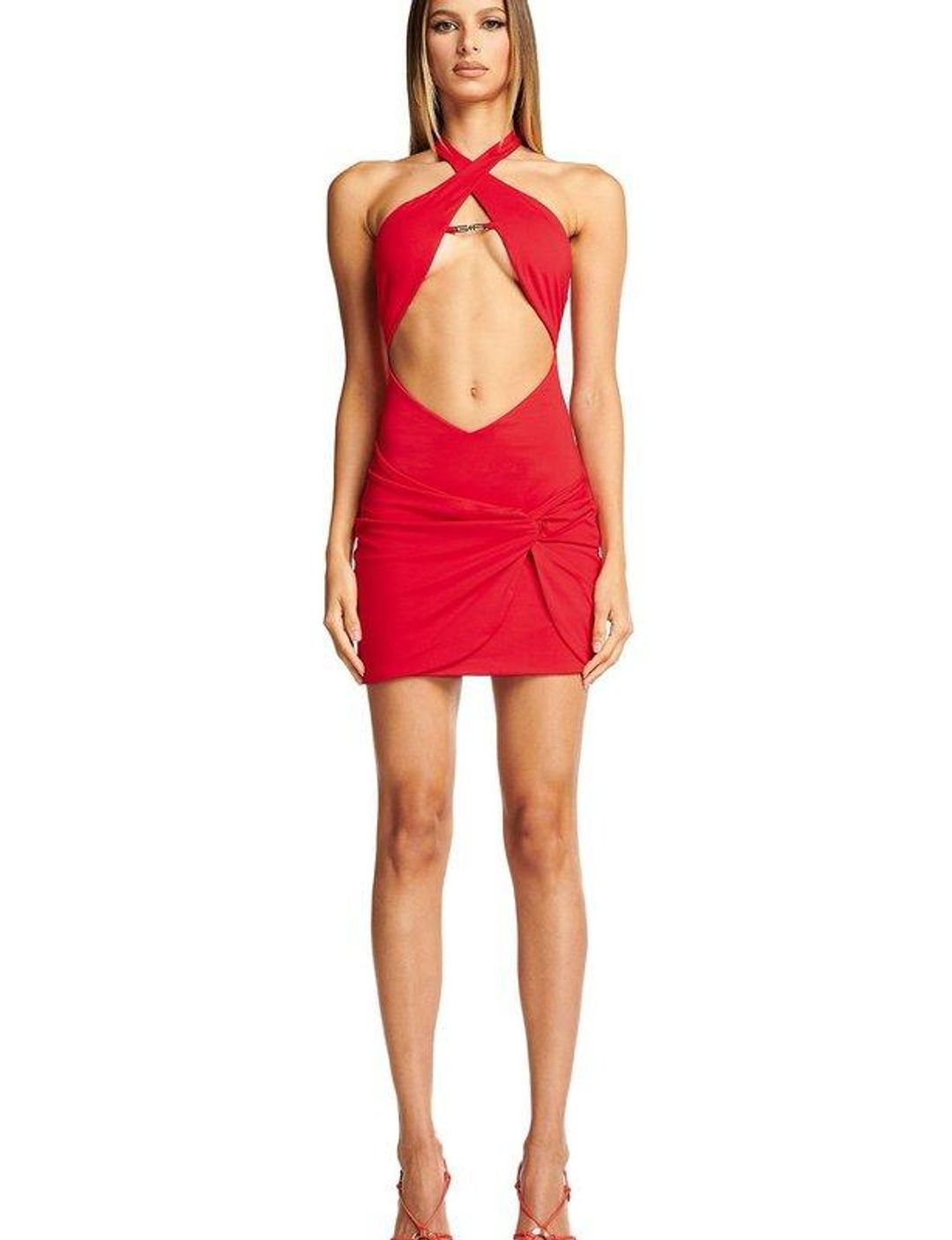 I. AM. GIA Cosma Dress Red Size Small for rent on The Volte - main image