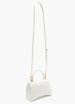 Balenciaga Hourglass XS Crocodile Effect Leather Bag White for rent on The Volte - image 4