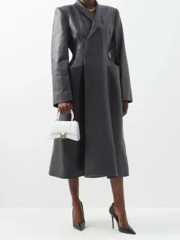 Balenciaga Hourglass XS Crocodile Effect Leather Bag White for rent on The Volte - image 1