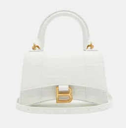 Balenciaga Hourglass XS Crocodile Effect Leather Bag White for rent on The Volte - image 2