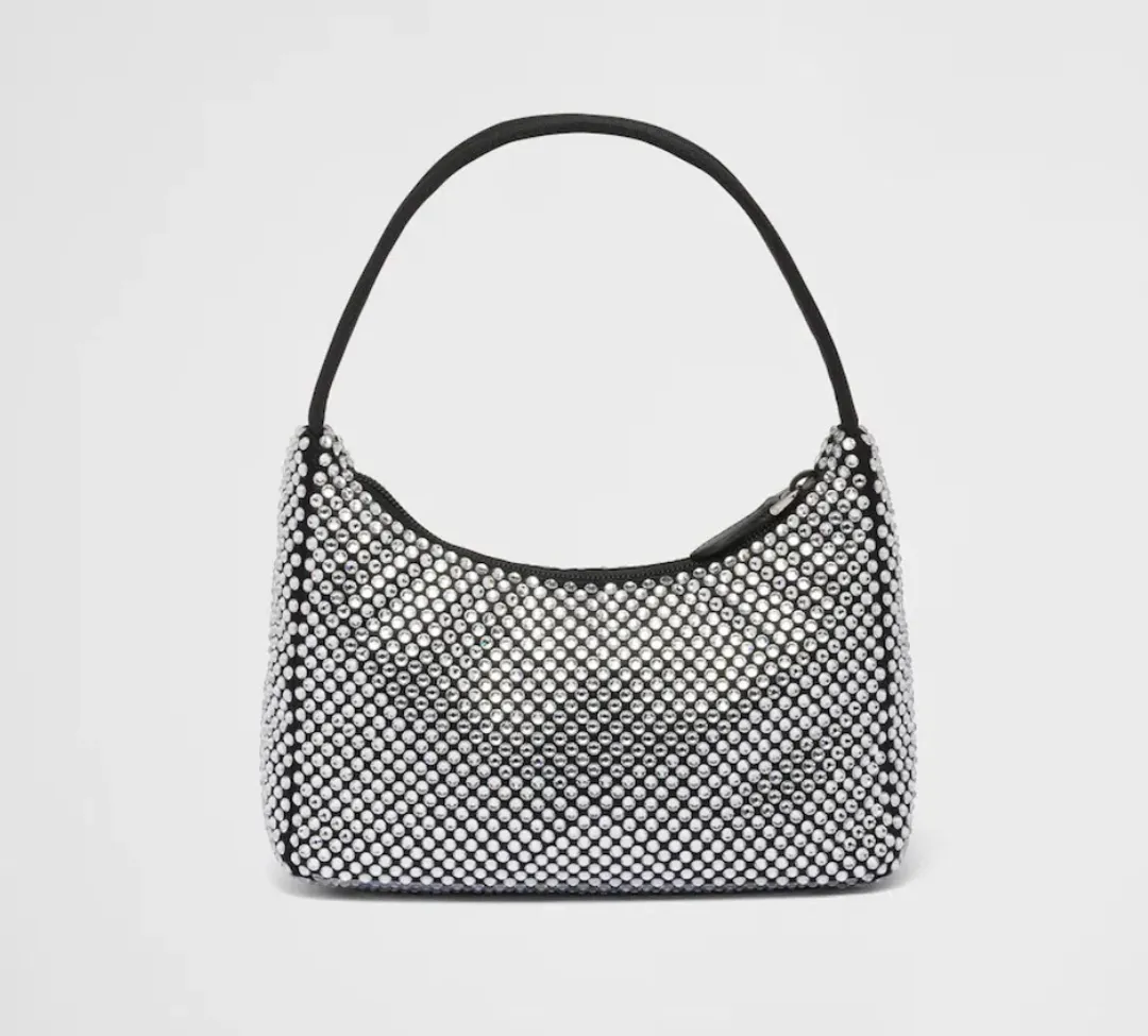 Prada Satin Bag with Crystals for rent on The Volte - main image