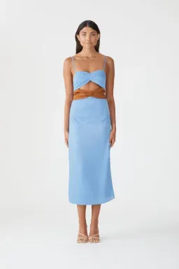 San Sloane Blaise Dress Blue Size 8 for rent on The Volte - image 1