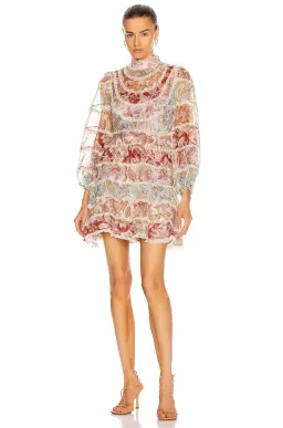 Zimmermann Ladybeetle Spliced Mini Dress Multi size 0/ AU 8 for rent on The Volte - image 2