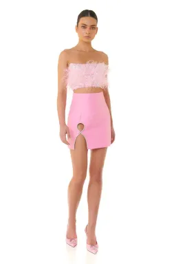 Eliya The Label Simone Skirt & Heather Top Set Pink Size 10 for rent on The Volte - image 1