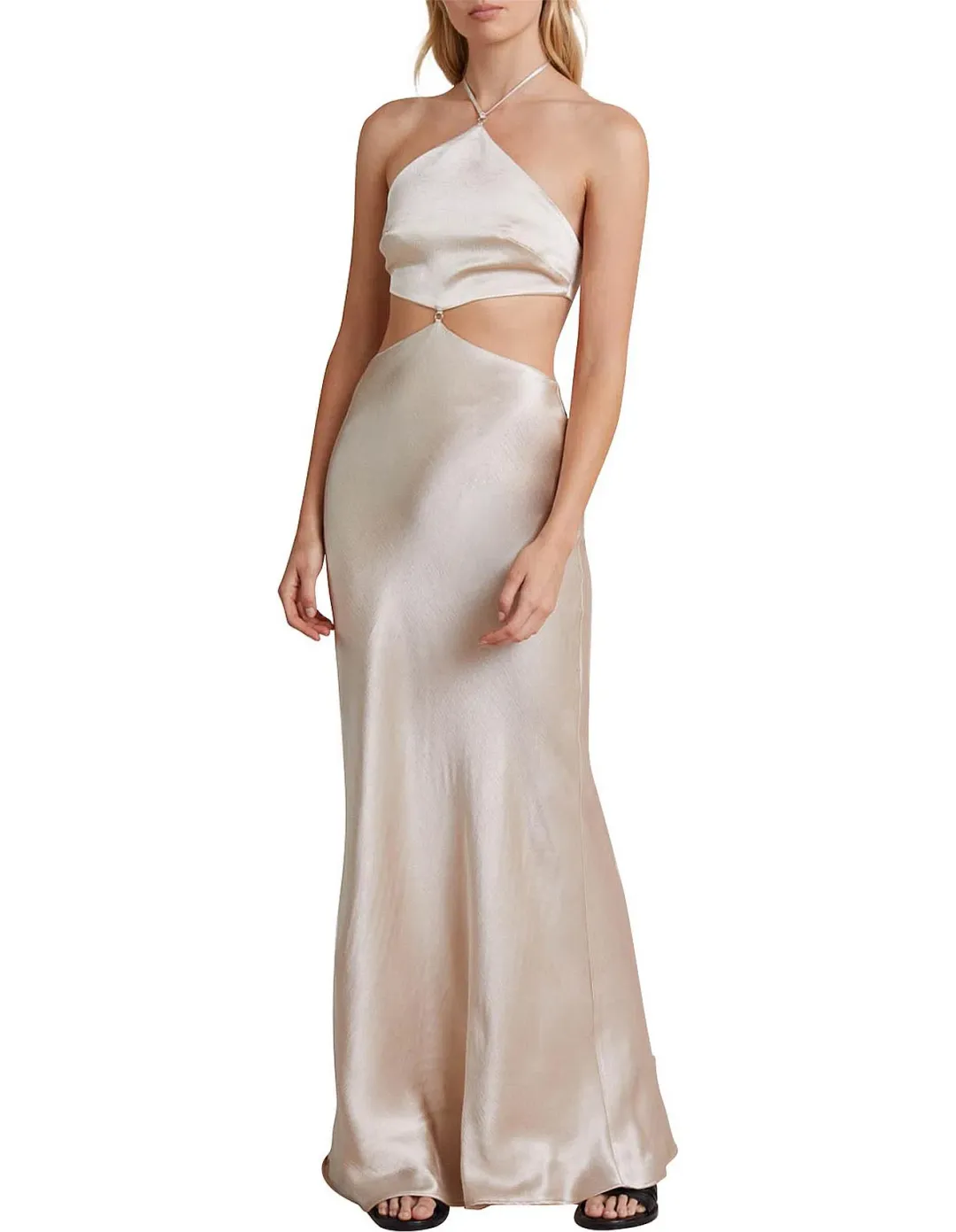 Bec & Bridge Kara Maxi Dress Sand Size 12 for rent on The Volte - main image