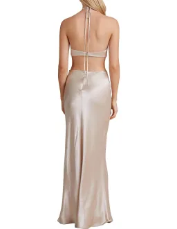 Bec & Bridge Kara Maxi Dress Sand Size 12 for rent on The Volte - image 3