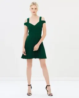By Johnny Emerald City Mini Dress Green Size 12 for rent on The Volte - image 2