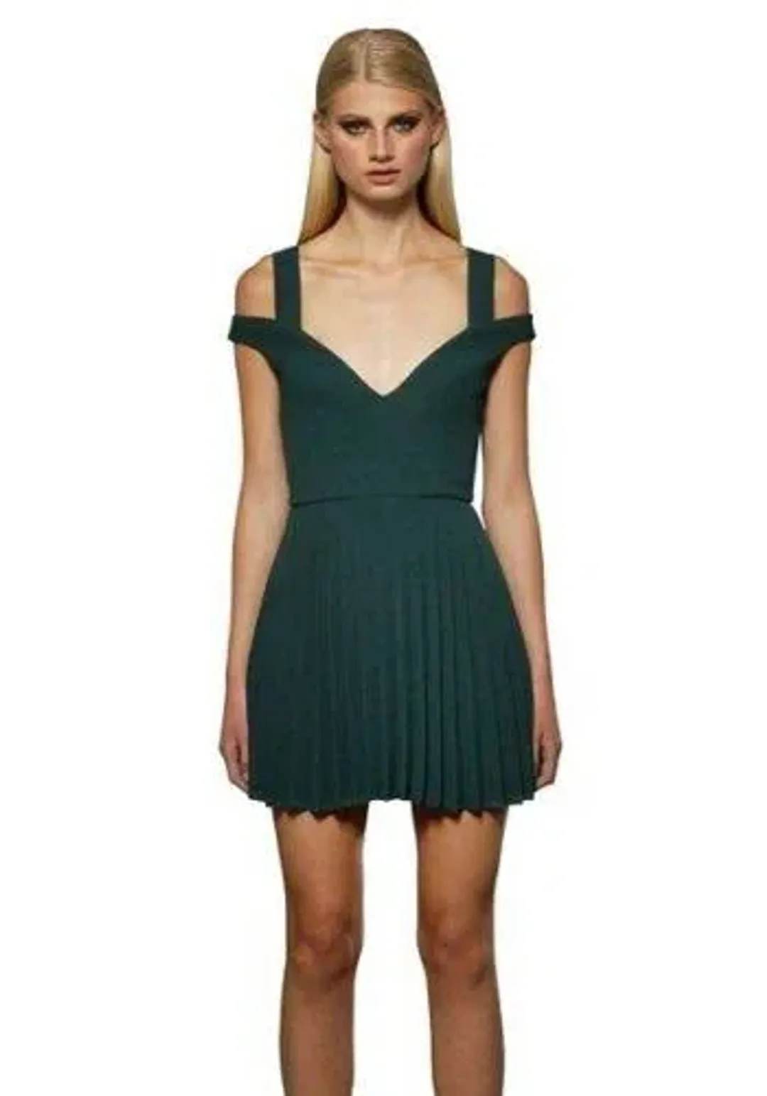 By Johnny Emerald City Mini Dress Green Size 12 for rent on The Volte - main image