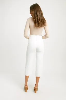 Kookai Oyster Pants White Size 38 / Au 10 for rent on The Volte - image 3