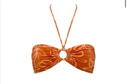 Bec & Bridge Aurora Bikini Top Orange Floral Size 8 for rent on The Volte - image 3
