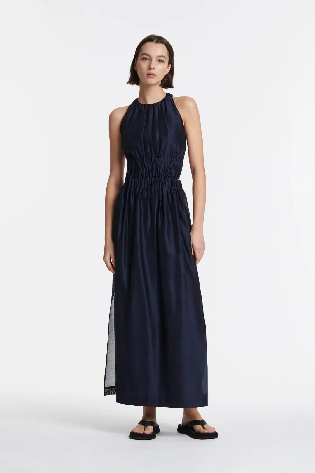 Sir the Label Franc Cross Back Navy Gown Size 0/AU 6 for rent on The Volte - main image