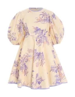 Zimmermann Linen Day Mini Dress Print Size 8 for rent on The Volte - image 4